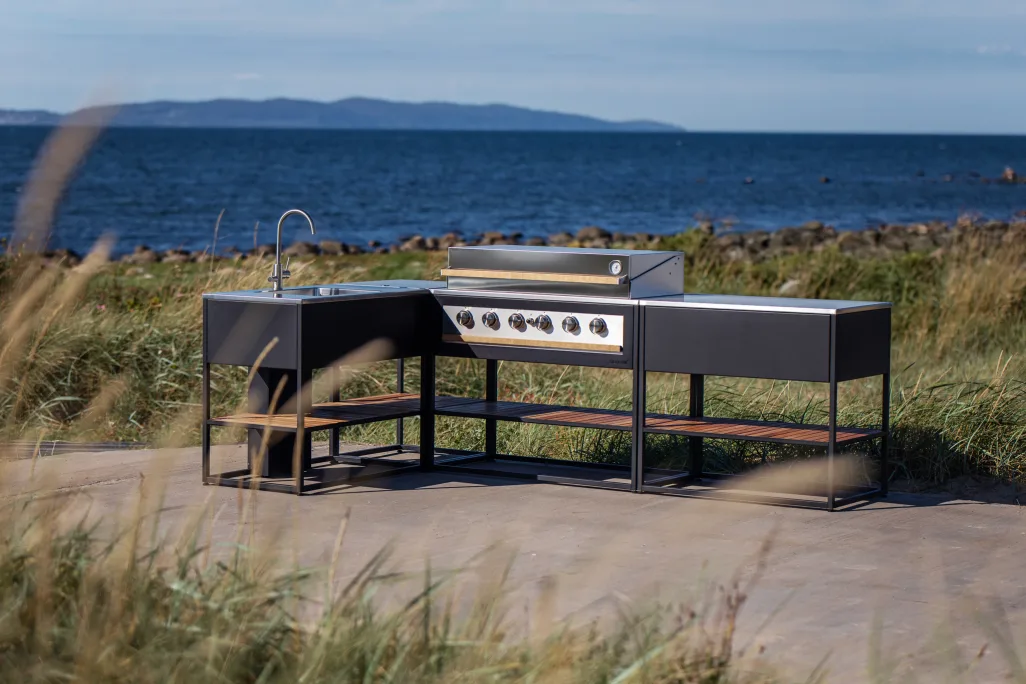 Fristående utekök från Skeldervik med gasolgrill